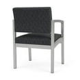 thumbnail image 5 of Fauteuil d'Appoint pour Réception et Salle d'Attente Lenox en Acier / Acier Argenté / Gris Foncé, 5 of 5