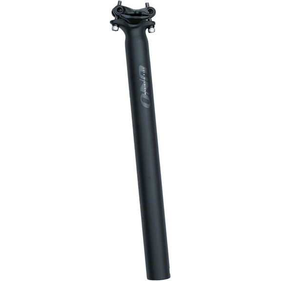 Kalloy Uno 358 2-Bolt Seatpost, 27.2 x 350mm, Black