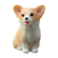 thumbnail image 2 of SHEIGUANNI Resin Corgi Figurine Cute Animal Dashboard Ornament Corgi Sculpture Dog Statue for Home, Office, Car Interior Decor, 2 of 4