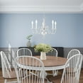 thumbnail image 6 of Livex Lighting Williamsburgh 5 Light Chandelier in Antique White, 6 of 11