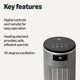 thumbnail image 2 of Calefactor de Espacio Amazon Basics 1500W Cerámico PTC con Control Remoto, 2 of 5