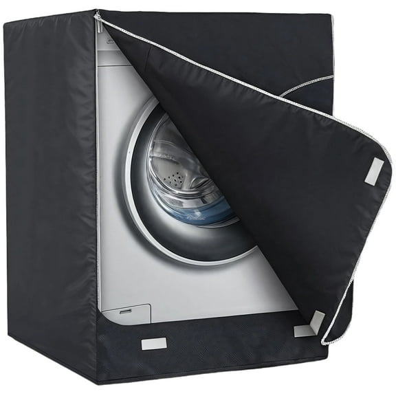 Washer Cover for Outside, Heavy Duty Oxford Fabric Dryer Cover, Waterproof and Dustproof, Zipper Openings, 33 x 27 x 39 in