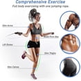 thumbnail image 4 of Blukar Springseil, Speed Rope Verstellbar Mit Hautfreundlichen Schaum Griffe, Lnge Einstellbar, Rutschfest Und Ideal Fr Fitness Ausdauer Seilsprin, 4 of 5