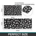 thumbnail image 7 of Black Christmas Snowflake Pattern Kitchen Rugs Sets Of 2,Anti Fatigue Kitchen Mat Rugs Non Slip Washable,Decorative Kitchen Floor Mats for Kitchen,Sink,Laundry,17"x30"+17"x47", 7 of 7
