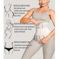 thumbnail image 4 of Women Waist Trainer Corset Tummy Control Body Shaper Breathable Shapewear Workout Slimming Belt Girdle Cincher, 4 of 4