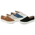 thumbnail image 6 of Brinley Co. Womens Comfort Laser-cut Sneaker, 6 of 7