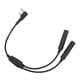thumbnail image 3 of Adaptador de Radio Walkie Talkie con puerto K de 2 pines macho a U 174/U, Cable de extensión, adaptador de auriculares de repuesto para Baofeng, 3 of 5