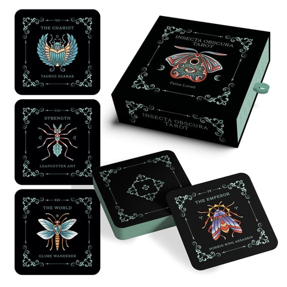Insecta Obscura Tarot: (Tarot Box Set with 78 Cards and Guide Book), (Paperback)