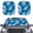 Blue Marble Print, variant on Binienty Hippie Flower Car Sun Shade for Windshield Sun Shield for Front Window Blocks UV Rays Soft Heat Reflector-Keep Your Vehicle Cool Car Interior Accessories for Sun Heat