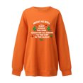thumbnail image 1 of Gibobby Fashion Tunic Sudadera informal sin capucha de manga larga con cuello Rojoondo y estampado de navideñas para mujer para la temporada de otoño e invierno (Anaranjado, S), 1 of 5