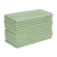 thumbnail image 4 of Native Fab Reusable Houndstooth Cloth Napkin 18x18 Cotton Set of 12 - Lemon Green, 4 of 10