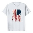 thumbnail image 5 of ORT American Flag Shirt Women Patriotic T-Shirt 4th of July Independence Day T Shirts Star Stripes Patriotic Shirts Top(Z3-White,L), 5 of 5