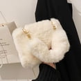 thumbnail image 7 of Warm Plush Handbag Autumn Winter Fluffy Tote Bag Luxury Chain Crossbody Bags Designer Shoulder Bag For Women, 7 of 7