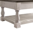 thumbnail image 6 of Atumcto Farmhouse Lift Top Coffee Table with Storage, 2-Tier Wood Center Table with 3 Hidden Trays, White and Gray, 6 of 10