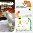 thumbnail image 4 of Bola dispensadora de golosinas Cat Toy TLKNG Wobble para gatos de interior, 4 of 6