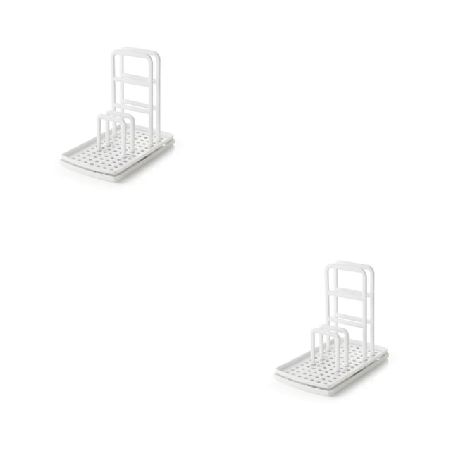 sweethay Estante de drenaje para fregadero, barra colgante de cocina, estante de tela para lavabo, lavable, reutilizable, encimera de baño para Type2 NO2
