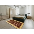 thumbnail image 4 of Ahgly Company Indoor Rectangle Abstract Orange Oriental Area Rugs, 2' x 4', 4 of 6
