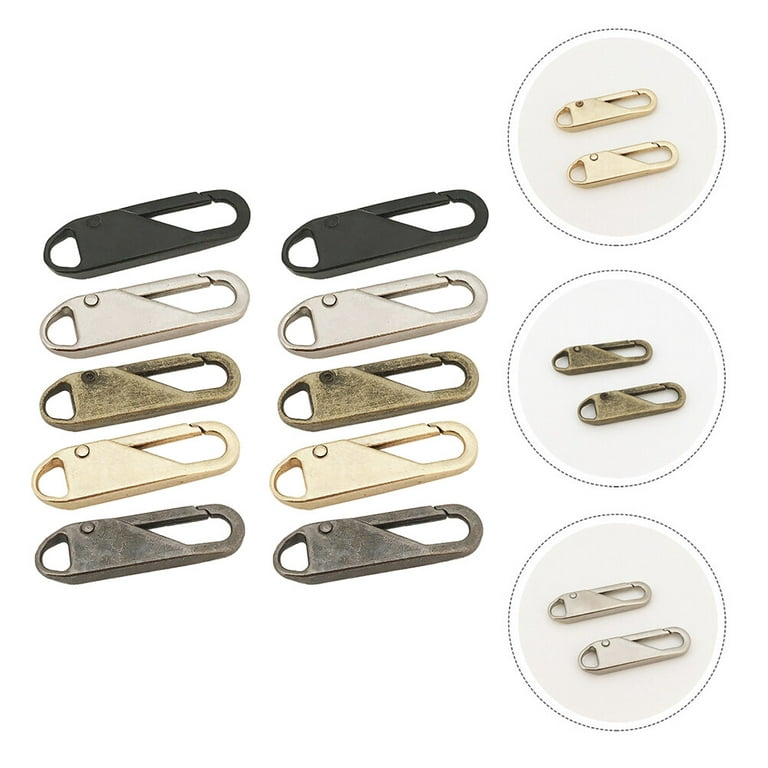  Zipper Pull Replacement Zipper Pull Tabs and Zipper Cords  Detachable Zipper Repair Kits for Clothing Bags Jackets Purses Fit for  Smaller Holes D 1.0 mm (4PCS Bronze)