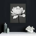 thumbnail image 4 of PIKWEEK Canvas Wall Art Unframe Wall Decor Abstract Vintage White Flower Painting Modern Wall Art Black And White Picture Artwork for Walls for Living Room Bedroom Bathroom Decoration, 4 of 4