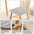 thumbnail image 6 of Rwvbm Plush U-Shaped Chair Cushion, 45x47cm Gray Flocking Seat Pad for Dining Stool and Office, Soft Ergonomic Comfort Mat for Home and Car Floor, 6 of 6