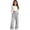 Light Gray-1, variant on LRen Tween Girl's Sweatpants Kids Girls Elastic Straight Waist Athletic Solid Color Oversized Pants Trendy Fall Winter Fashion Track Sweat Pants Preppy Back To School Clothes for Girls