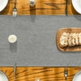 thumbnail image 3 of Mode Light Brown Table Runner, Seasonal Fall Washable Kitchen Dining Table Decoration for Home Party Decor 13x72 Inch, 3 of 15
