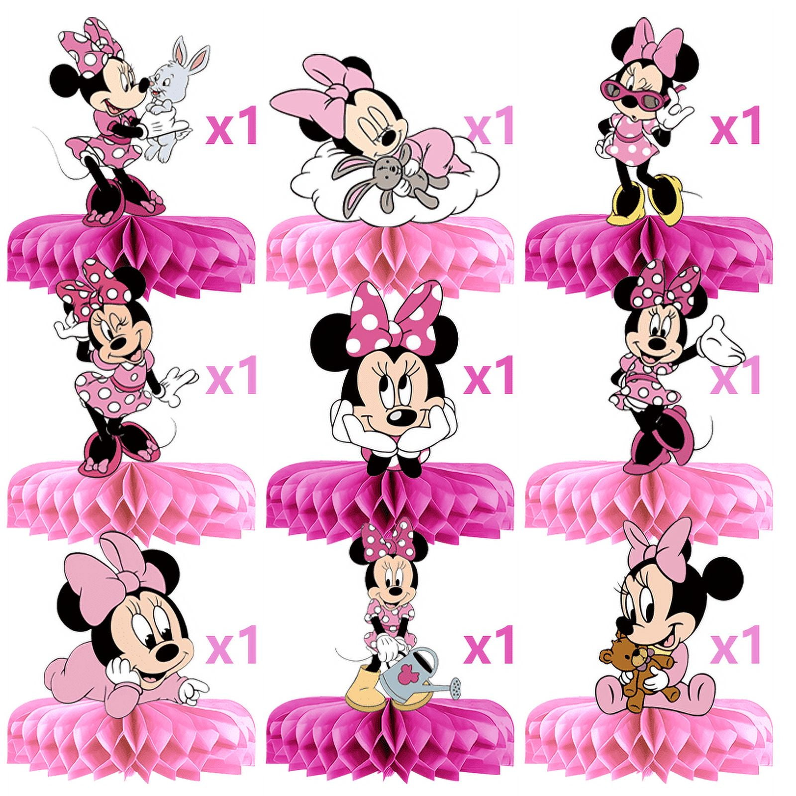 BOpusail 3-Pack Pink Cat Cartoon Table Covers | 86"x51" Waterproof Plastic, For Kids Birthday & Theme Parties