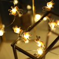 thumbnail image 4 of Christmas Lights Decorations, Battery Operated Christmas Tree Santa Snowflake Xmas Lights, Waterproof Lights String Fairy fo C6G3, 4 of 6