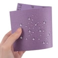 thumbnail image 5 of 5 Pack Purple Sanding Sheets 120 Grit 9" x 3.7" Aluminum Oxide Sandpapers Wet Dry Polish, 5 of 5