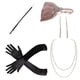 thumbnail image 4 of 1920S Headband, Headwear Headpiece Props Accesorios de disfraces Rhinestone para disfraces Fiesta Actuaciones Escenario Mujeres Niñas , 4 piezas Colco Tocado de pelo, 4 of 6