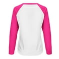 thumbnail image 6 of Byworldtasic Mardi Gras Long-Sleeve T-Shirt for Women Plus Size Raglan Sleeve Carnival Graphic Top, 6 of 6
