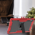 thumbnail image 6 of Shockproof Tablet Case Suitable for Samsung Galaxy Tab S9 FE Plus / S9 Plus / S10 Plus 12.4 Inch, Built-in Stand, Side Pen Slot, Raised Camera Protection, Black/Red/Rose Gold, 6 of 7