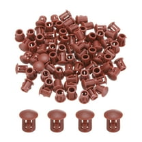 Uxcell 64PCS 35mm Dark Grey Plastic Hole Plugs, Flush Type Panel Hole Caps