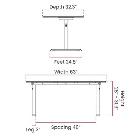 Arozzi - Arena Ultrawide Curved Gaming Desk - Sakura