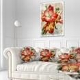 thumbnail image 3 of Designart Bunch of Amaryllis Flowers Drawing - Floral Throw Pillow - 12x20, 3 of 5