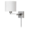 thumbnail image 4 of Dainolite Swing Arm Wall Lamp - Satin Chrome, 4 of 4