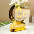 thumbnail image 3 of Crescent star acrylic mirror table three-dimensional holiday decoration, 3 of 4