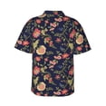 thumbnail image 3 of Haiem Flower Printed Hawaiian Shirt for Men - Men’s Casual Beach Summer Shirts - Stretch Fabric with Modern Fit-Large, 3 of 9