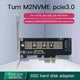 thumbnail image 2 of NVMe PCIe M.2 NGFF SSD To PCI-E X1 Adapter Card PCI-E M.2 With Bracket For 2230-2280 Size M2 Pcie Adapter X4 X16 Free Shipping, 2 of 5