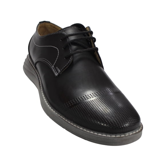 ZAPATO CASUAL LEON HOMBRE NEGRO SINTETICO 4052