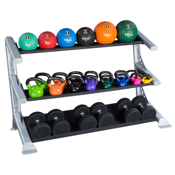 Dumbbells, Kettlebells and medicine Balls Rack