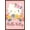Mahogany Framed Version, variant on Hello Kitty and Friends: 24 Flowers - Hello Kitty Wall Poster with Push Pins, 22.375" x 34"