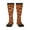 2 Black-1, variant on Almond Nuts Thigh High Socks Extra Long Stretchy Sock Women Over Knee High Opaque Stocking Daily Wear