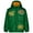 Green, variant on Teenage Mutant Ninja Turtles Donatello Raphael Leonardo Zip Up Puffer Jacket Toddler to Big Kid