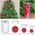 thumbnail image 4 of 24 bolas navideñas decorativas para árbol de Navidad, minibolas irrompibles de varios colores para colgar, decoración para fiestas navideñas, 4 of 5