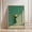 Rolled Canvas, variant on Emerald Green Woman Reading Print, Green Wall Art, Library, Minimalist Decor, Dopamine Decor, Reading Nook Bedroom Wall Art