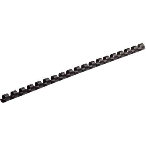 Fellowes Plastic Comb Bindings 1/2" Diameter 90 Sheet Capacity Black 100 Combs 