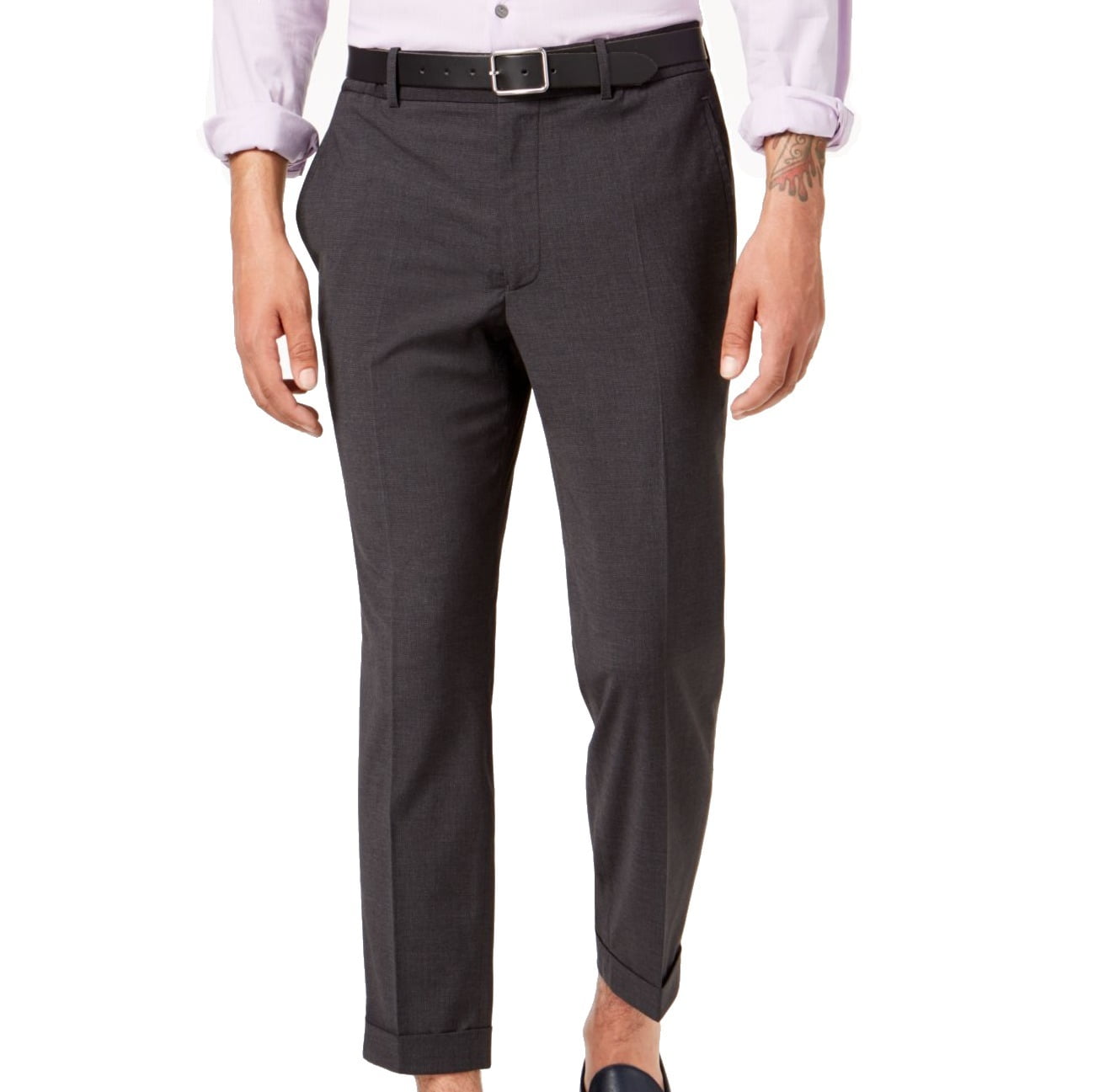 mens skinny cropped dress pants