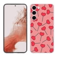 thumbnail image 1 of TalkingCase Slim Phone Case Compatible for Samsung Galaxy S23+ Plus 2023, Lollypop Hearts Print, Lightweight, Flexible, USA, 1 of 7