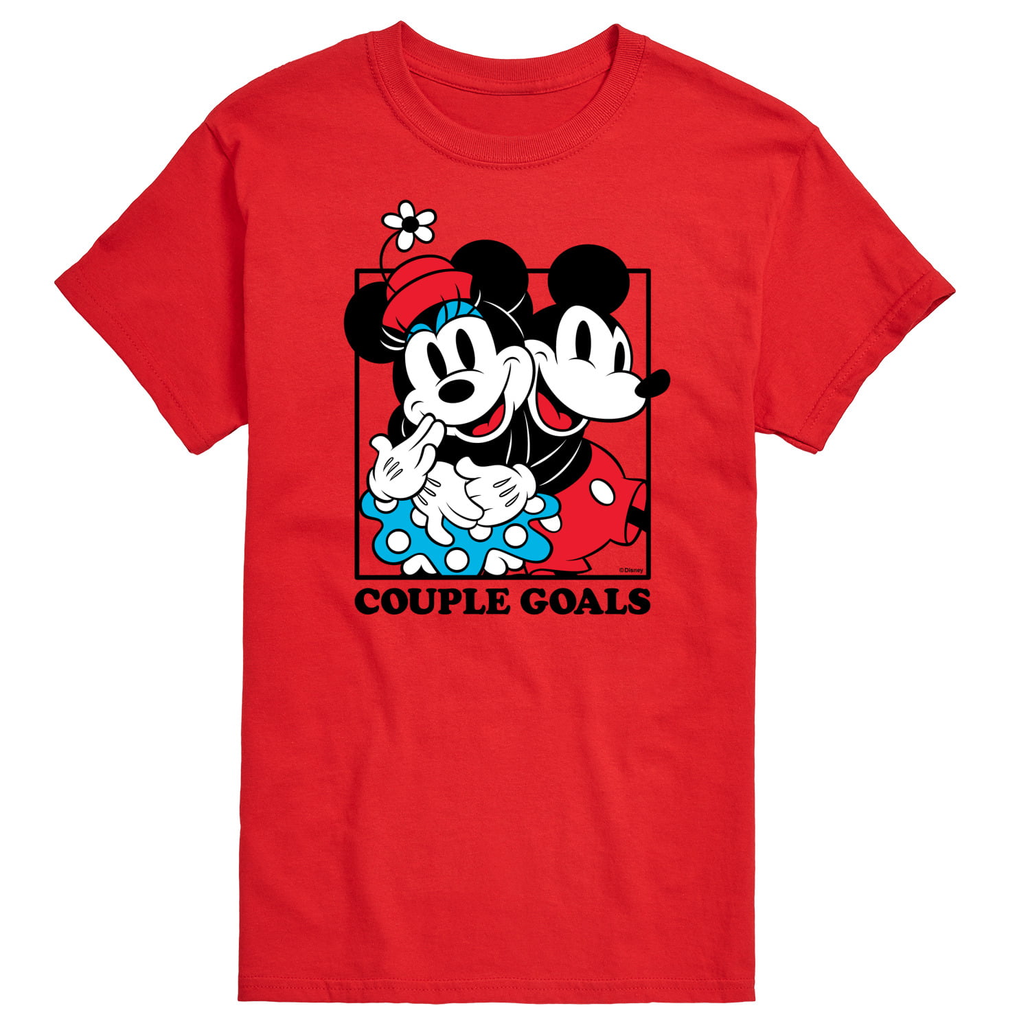 Mickey & Friends Couple - Men's Short Sleeve Graphic T-Shirt -